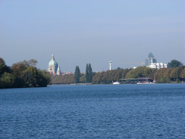 Blick zum Neuen Rathaus