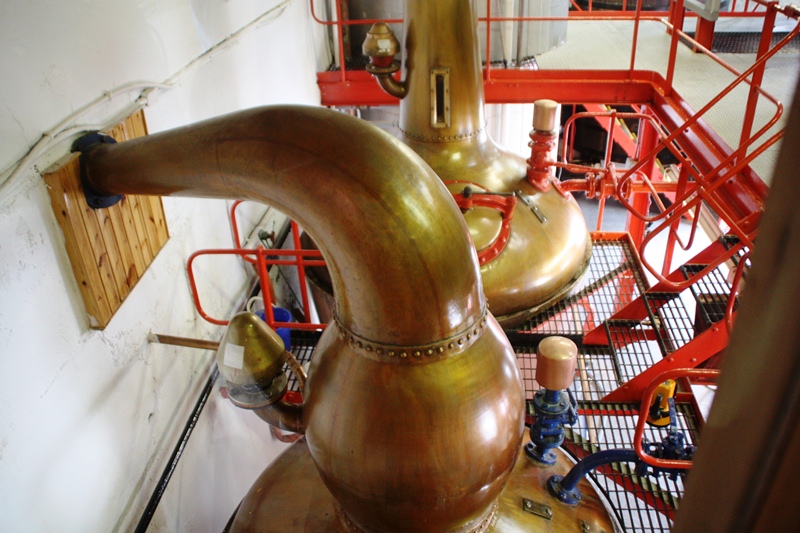 Wash Still und Spirit Still in Edradour