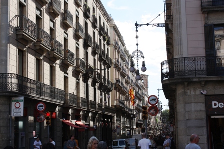 An der Placa de Sant Jaume