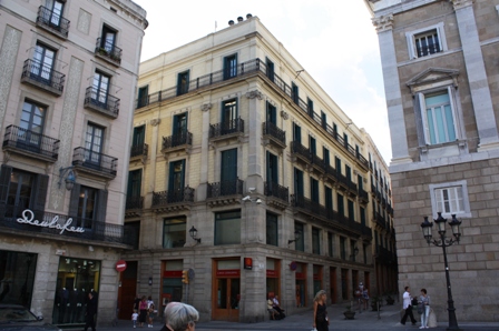 An der Placa de Sant Jaume