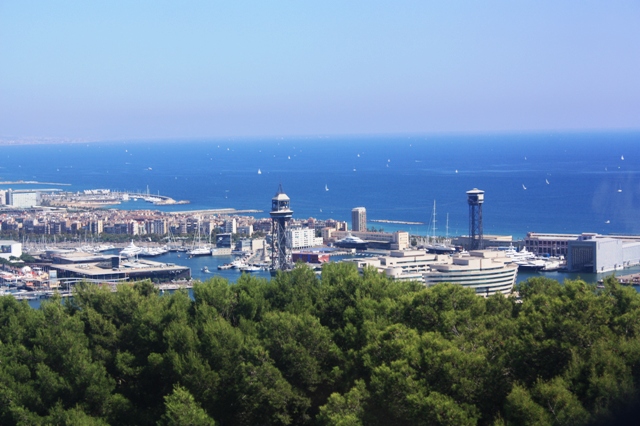 Blick auf den Hafen