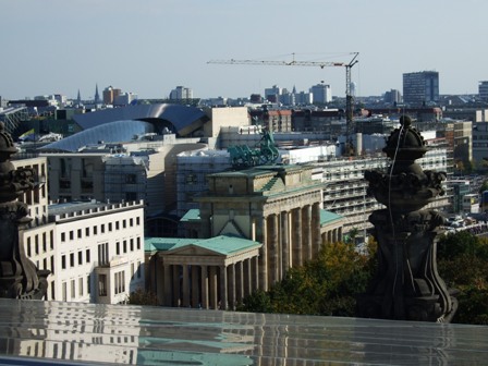 Blick in Richtung Brandenburger Tor