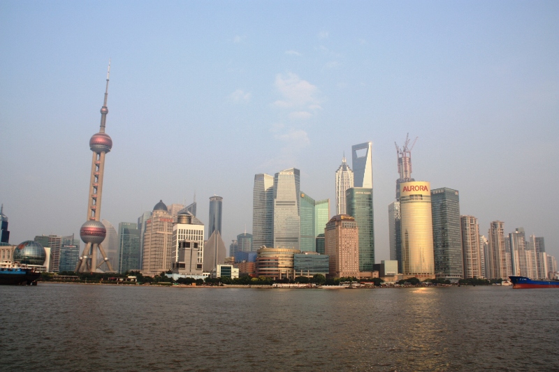 Skyline von Pudong