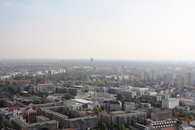 Blick Richtung Sdwest mit Vlkerschlacht-Denkmal
