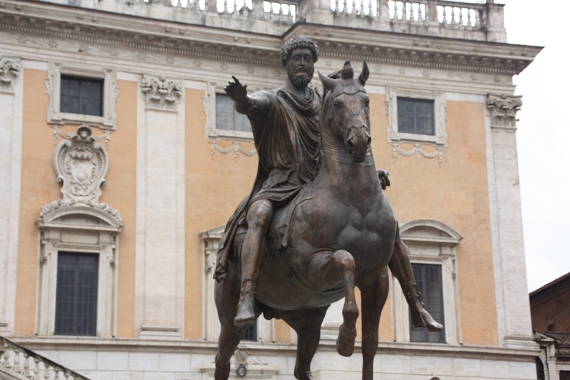 Reiterstatue des Marc Aurel auf dem Campidoglio
